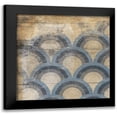 thumbnail image 1 of Grey, Jace 20x20 Black Modern Framed Museum Art Print Titled - Blue Geo 1, 1 of 5