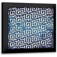 thumbnail image 1 of Grey, Jace 20x20 Black Modern Framed Museum Art Print Titled - Blue Keys, 1 of 5