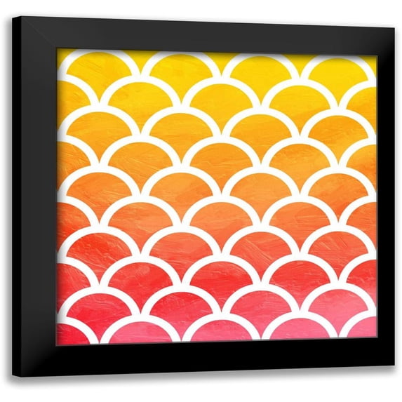 Grey, Jace 20x20 Black Modern Framed Museum Art Print Titled - Bright hills reversed