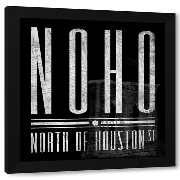 Jace Grey 20x20 Black Modern Wood Framed Wall Art Titled - NOHO