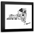 thumbnail image 1 of Grey, Jace 20x20 Black Modern Framed Museum Art Print Titled - NY, 1 of 5