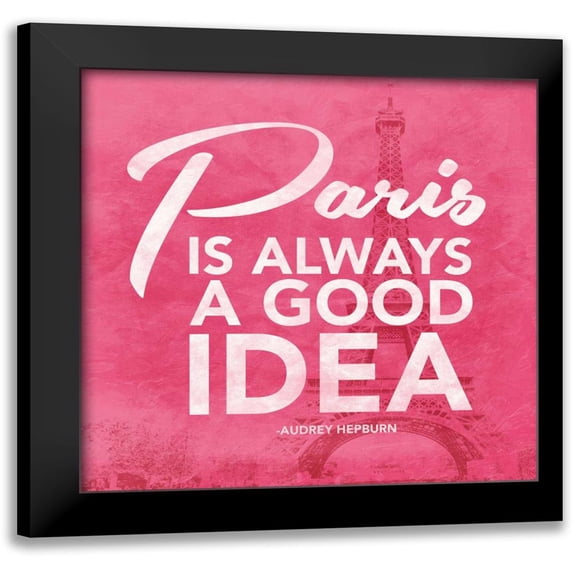 Grey, Jace 20x20 Black Modern Framed Museum Art Print Titled - Paris Good