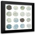 thumbnail image 1 of Grey, Jace 20x20 Black Modern Framed Museum Art Print Titled - Soft Dots, 1 of 5