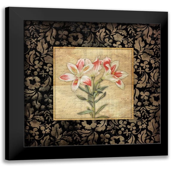 Grey, Jace 20x20 Black Modern Framed Museum Art Print Titled - Triflora Framed 1