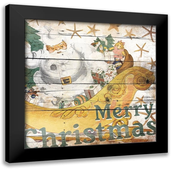 Grey, Jace 20x20 Black Modern Framed Museum Art Print Titled - White Christmas