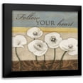 thumbnail image 1 of Grey, Jace 20x20 Black Modern Framed Museum Art Print Titled - White Poppies, 1 of 5