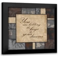 thumbnail image 1 of Grey, Jace 20x20 Black Modern Framed Museum Art Print Titled - keys to your dreams, 1 of 5