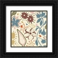 thumbnail image 1 of Grey, Jace 20x20 Black Ornate Wood Framed with Double Matting Museum Art Print Titled - Basic Floral, 1 of 4