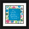thumbnail image 1 of Grey, Jace 20x20 Black Ornate Wood Framed with Double Matting Museum Art Print Titled - Bath bubblygum  2, 1 of 4