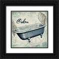 thumbnail image 1 of Grey, Jace 20x20 Black Ornate Wood Framed with Double Matting Museum Art Print Titled - Calm Bath Print, 1 of 4