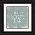 thumbnail image 1 of Grey, Jace 20x20 Black Ornate Wood Framed with Double Matting Museum Art Print Titled - Follow, 1 of 4