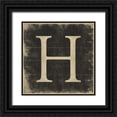 thumbnail image 1 of Grey, Jace 20x20 Black Ornate Wood Framed with Double Matting Museum Art Print Titled - H, 1 of 4