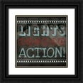 thumbnail image 1 of Grey, Jace 20x20 Black Ornate Wood Framed with Double Matting Museum Art Print Titled - Lights, 1 of 4