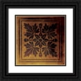 thumbnail image 1 of Grey, Jace 20x20 Black Ornate Wood Framed with Double Matting Museum Art Print Titled - Pattern Patch Mate Single 2, 1 of 4