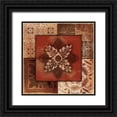 thumbnail image 1 of Grey, Jace 20x20 Black Ornate Wood Framed with Double Matting Museum Art Print Titled - Spice Emblem Mate, 1 of 4