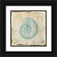 thumbnail image 1 of Grey, Jace 20x20 Black Ornate Wood Framed with Double Matting Museum Art Print Titled - Stamped Shell Three, 1 of 4