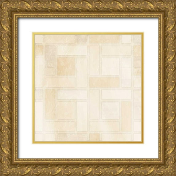 Grey, Jace 20x20 Gold Ornate Wood Framed with Double Matting Museum Art Print Titled - Birds Eye
