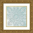 thumbnail image 1 of Grey, Jace 20x20 Gold Ornate Wood Framed with Double Matting Museum Art Print Titled - Floral Pop Two, 1 of 4