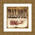 thumbnail image 1 of Grey, Jace 20x20 Gold Ornate Wood Framed with Double Matting Museum Art Print Titled - Saloon, 1 of 4