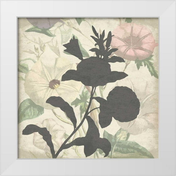Grey, Jace 20x20 White Modern Wood Framed Museum Art Print Titled - Floral Silo Mate