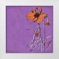 thumbnail image 1 of Grey, Jace 20x20 White Modern Wood Framed Museum Art Print Titled - Flowers 2, 1 of 4