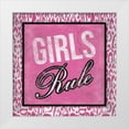 thumbnail image 1 of Grey, Jace 20x20 White Modern Wood Framed Museum Art Print Titled - Girls Rule, 1 of 4