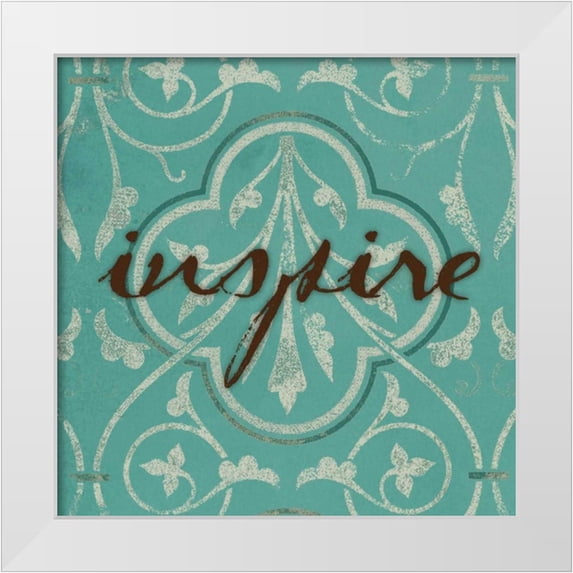 Grey, Jace 20x20 White Modern Wood Framed Museum Art Print Titled - Inspire