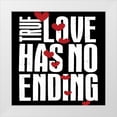 thumbnail image 1 of Grey, Jace 20x20 White Modern Wood Framed Museum Art Print Titled - Love, 1 of 4