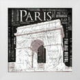thumbnail image 1 of Grey, Jace 20x20 White Modern Wood Framed Museum Art Print Titled - Paris Arch, 1 of 4