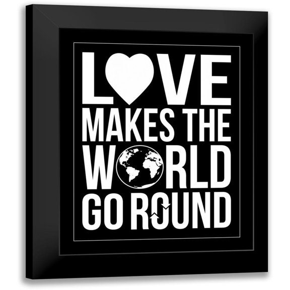 Grey, Jace 20x24 Black Modern Framed Museum Art Print Titled - World Go Round