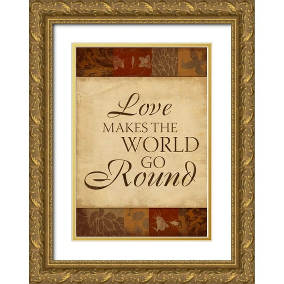 Grey, Jace 23x32 Gold Ornate Wood Framed with Double Matting Museum Art Print Titled - Inspirational D