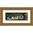 thumbnail image 1 of Grey, Jace 24x11 Gold Ornate Wood Framed with Double Matting Museum Art Print Titled - Golf, 1 of 4