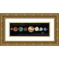 thumbnail image 1 of Grey, Jace 24x11 Gold Ornate Wood Framed with Double Matting Museum Art Print Titled - Planets In The Galaxy, 1 of 4