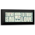 thumbnail image 1 of Grey, Jace 24x12 Black Modern Framed Museum Art Print Titled - True Love 2, 1 of 5