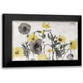 thumbnail image 1 of Grey, Jace 24x17 Black Modern Framed Museum Art Print Titled - Stone Wash Poppies Light, 1 of 5
