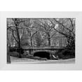 thumbnail image 1 of Grey, Jace 24x17 White Modern Wood Framed Museum Art Print Titled - Central Park Bridge 2, 1 of 4