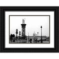thumbnail image 1 of Grey, Jace 24x18 Black Ornate Wood Framed with Double Matting Museum Art Print Titled - Paris Rain, 1 of 4