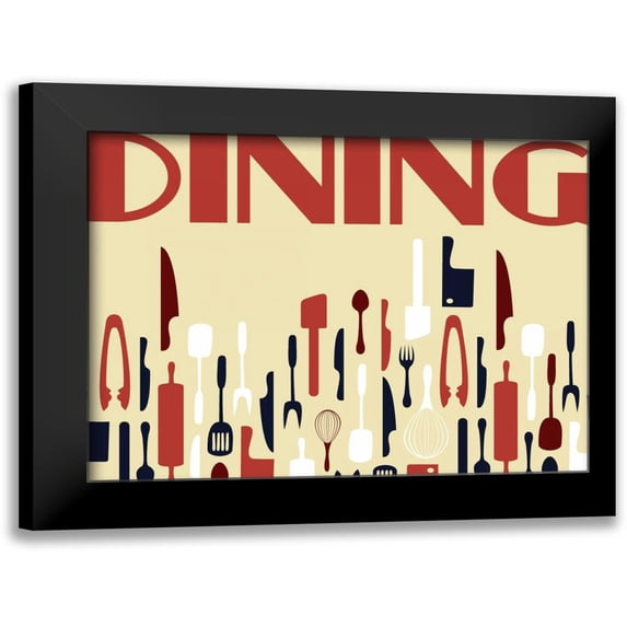 Grey, Jace 24x19 Black Modern Framed Museum Art Print Titled - Kitchen Dinning F