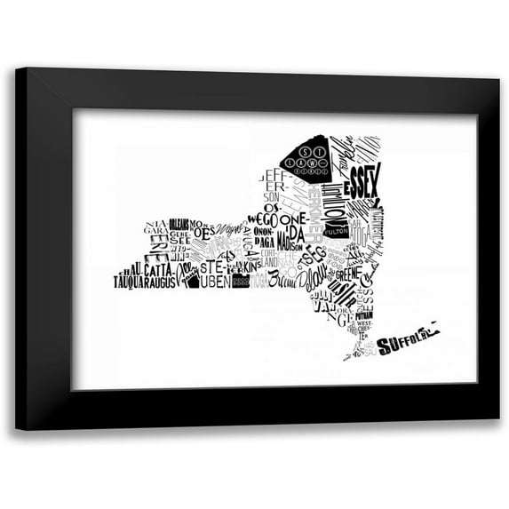 Grey, Jace 24x19 Black Modern Framed Museum Art Print Titled - NY