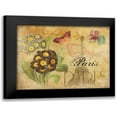 thumbnail image 1 of Grey, Jace 24x19 Black Modern Framed Museum Art Print Titled - Paris Postcard 6, 1 of 5