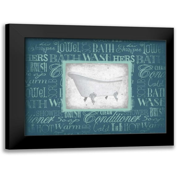 Grey, Jace 24x19 Black Modern Framed Museum Art Print Titled - Tub