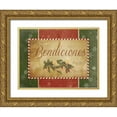 thumbnail image 1 of Grey, Jace 24x19 Gold Ornate Wood Framed with Double Matting Museum Art Print Titled - Bendiciones, 1 of 4