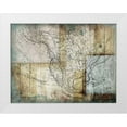 thumbnail image 1 of Grey, Jace 24x19 White Modern Wood Framed Museum Art Print Titled - Rustic Map Two, 1 of 4
