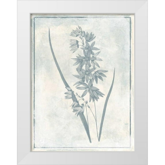 Grey, Jace 25x32 White Modern Wood Framed Museum Art Print Titled - Sky Floral Three Cleaner