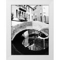 thumbnail image 1 of Grey, Jace 25x32 White Modern Wood Framed Museum Art Print Titled - Venice Bridge 2, 1 of 4