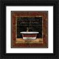 thumbnail image 1 of Grey, Jace 26x26 Black Ornate Wood Framed with Double Matting Museum Art Print Titled - Big Tub Bordered, 1 of 4