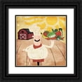 thumbnail image 1 of Grey, Jace 26x26 Black Ornate Wood Framed with Double Matting Museum Art Print Titled - Farming Chef, 1 of 4
