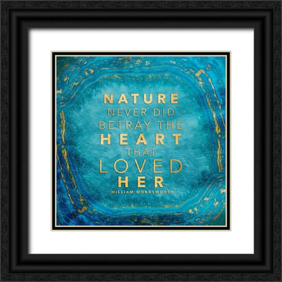 Grey, Jace 26x26 Black Ornate Wood Framed with Double Matting Museum Art Print Titled - Nature Loyalty