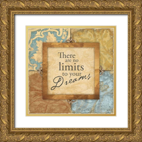 Grey, Jace 26x26 Gold Ornate Wood Framed with Double Matting Museum Art Print Titled - Dream