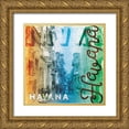 thumbnail image 1 of Grey, Jace 26x26 Gold Ornate Wood Framed with Double Matting Museum Art Print Titled - Havana, 1 of 4